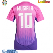 Germany Jamal Musiala #10 Replica Away Shirt Ladies Euro 2024 Short Sleeve